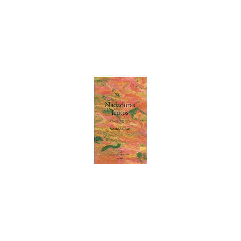 Libro. NADADORES LENTOS. Santiago Loza