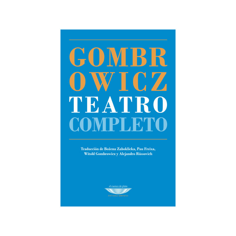 Libro. TEATRO COMPLETO. Gombrowicz