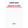 Libro. LOGICA DE LO PEOR. ELEMENTOS PARA UNA FILOSOFIA TRAGICA