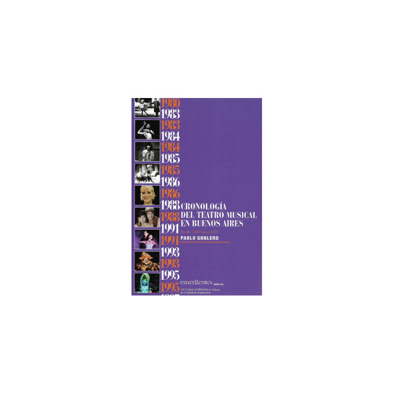 Libro. CRONOLOGÍA DEL TEATRO MUSICAL EN BUENOS AIRES