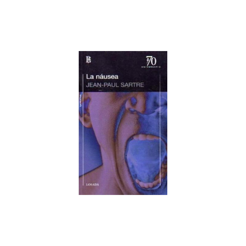 Libro. LA NAUSEA - 70 A. Jean Paul Sartre
