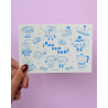 POSTAL 10X15CM  A MERENDAR