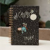 Libro. CUADERNO A5 ANILLADO RAYADO ASTRONAUTA. Macanudo