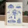 Libro. CUADERNO A5 ANILLADO RAYADO MI BUENOS AIRES QUERIDO