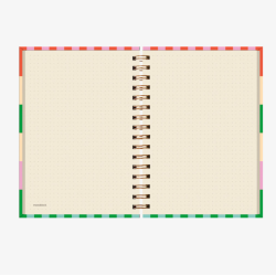 Libro. CUADERNO A5 ANILLADO PUNTEADO RAINBOW DANCER