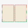 Libro. CUADERNO A5 ANILLADO PUNTEADO RAINBOW DANCER