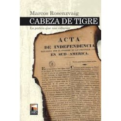 Libro. CABEZA DE TIGRE. Marcos Rosenzvaig
