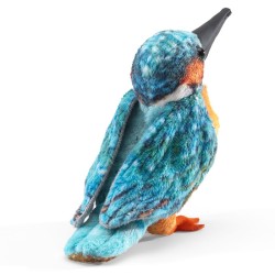 Títere de dedo. Mini Martín Pescador Común
