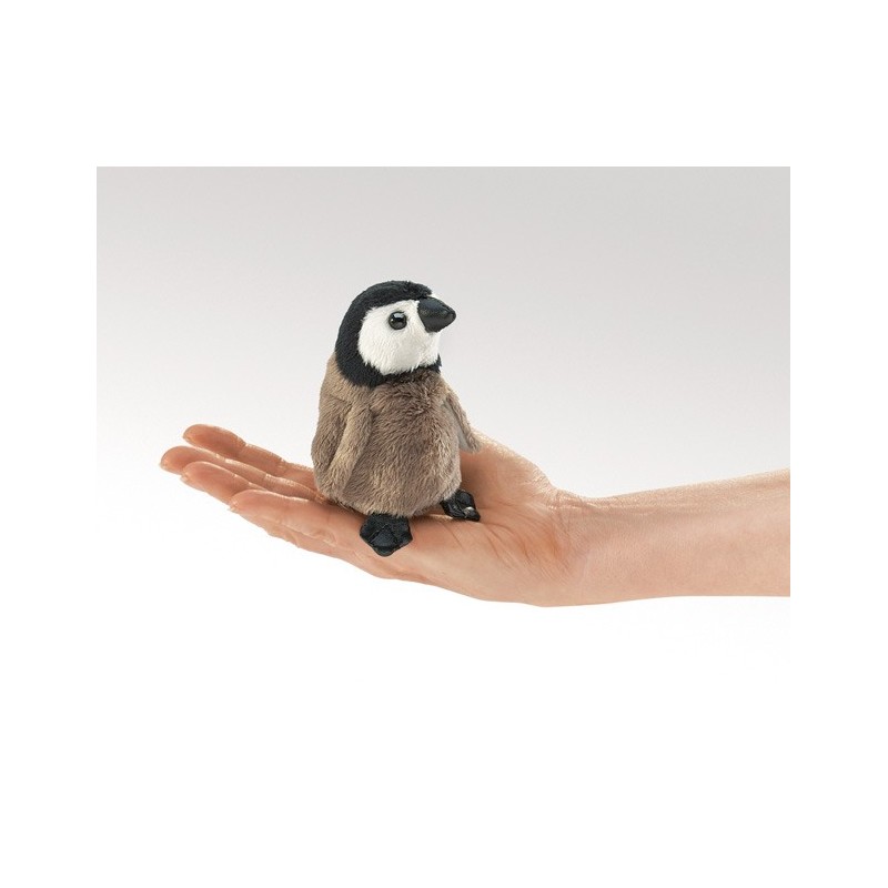 Títere de dedo. MINI PINGUINO EMPERADOR BEBÉ