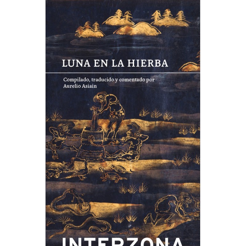 Libro. LUNA EN LA HIERBA. Aurelio Asiain