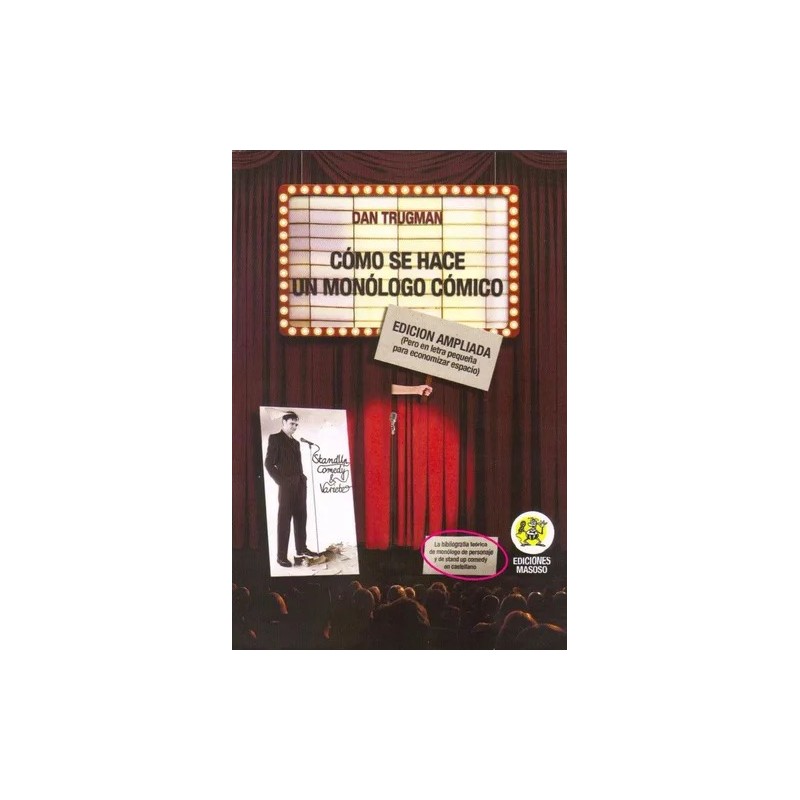 Libro. COMO SE HACE UN MONOLOGO COMICO. Dan Trugman
