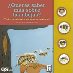 Libro. ¿QUERÉS SABER MÁS SOBRE LAS ABEJAS? Rosario Oliva / Ana Laura Pietrantuono