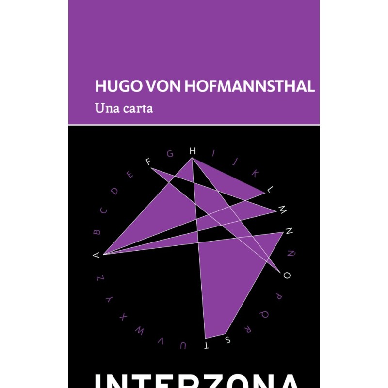Libro. UNA CARTA. Hugo Von Hofmannsthal