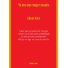 Libro. YO ERA UNA MUJER CASADA. César Aira
