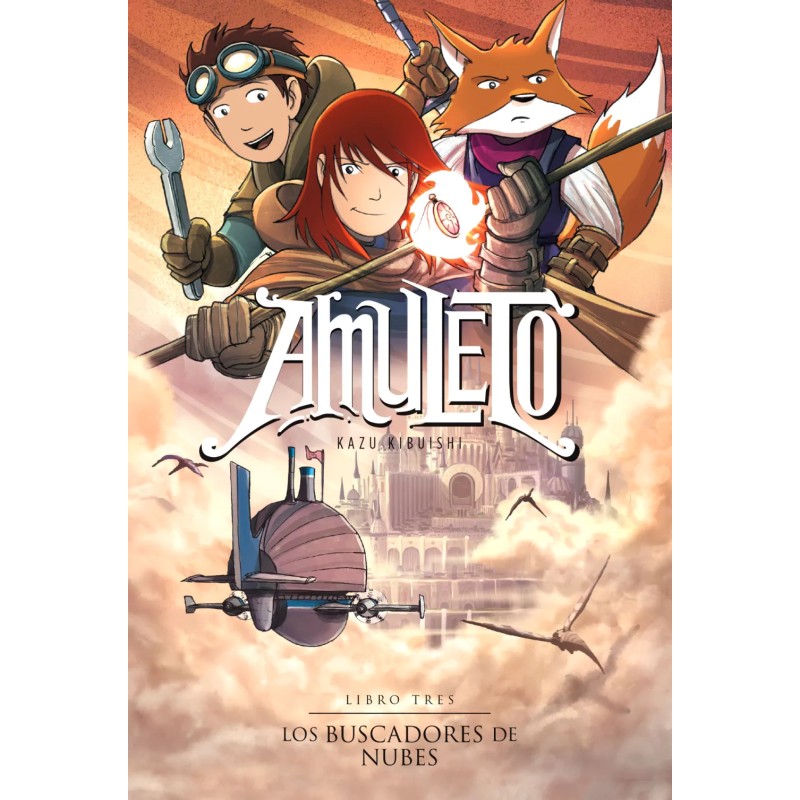 Libro. AMULETO 3: LOS BUSCADORES DE NUBES. Kazu Kibuishi