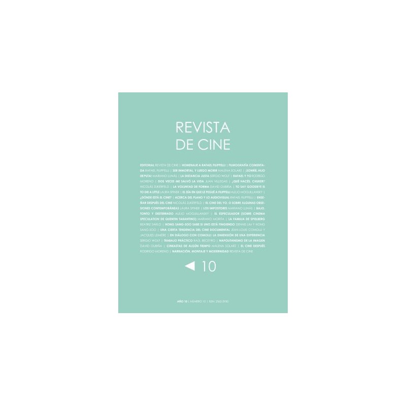 Libro. REVISTA DE CINE – NÚMERO 10 AA. VV.