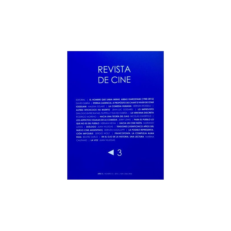 Libro. REVISTA DE CINE – NÚMERO 3 AA. VV.