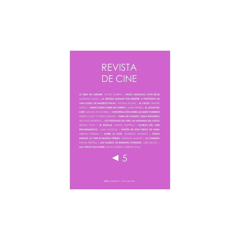 Libro. REVISTA DE CINE – NÚMERO 5  AA. VV.