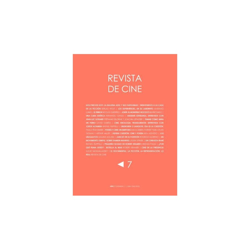 Libro. REVISTA DE CINE – NÚMERO 7  AA. VV.