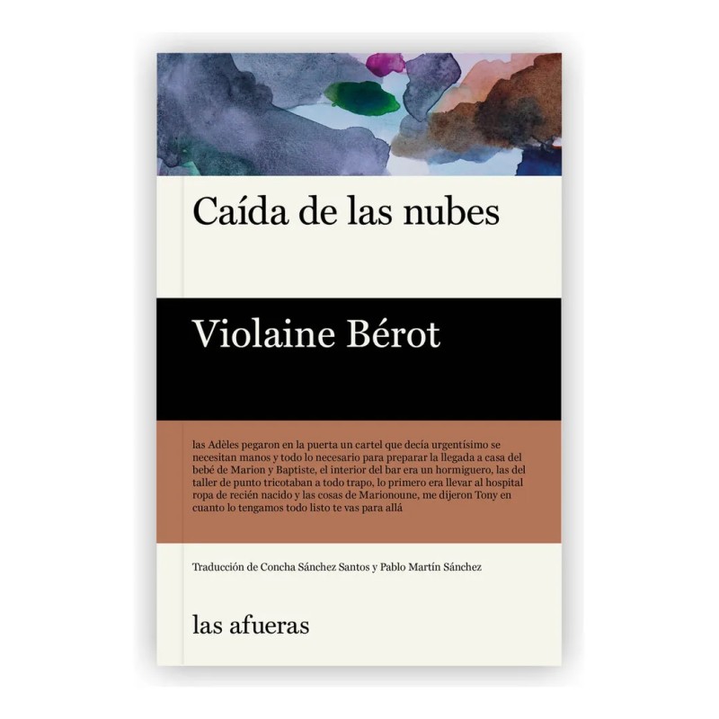 Libro. CAIDA DE LAS NUBES. Violaine Berot