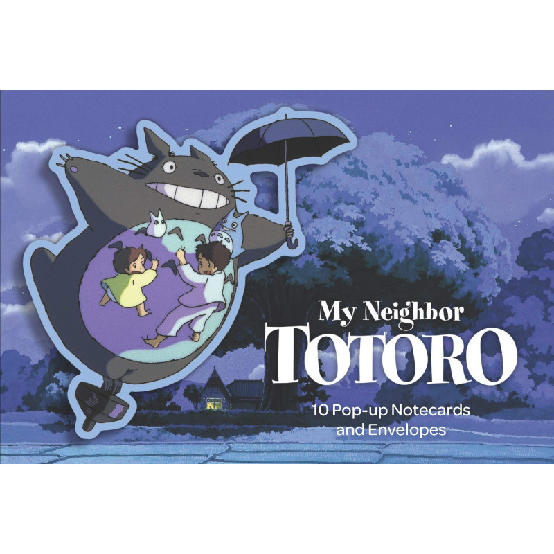 Tarjetas. MY NEIGHBOR TOTORO - 10 POP-UP NOTECARDS AND ENVELOPES