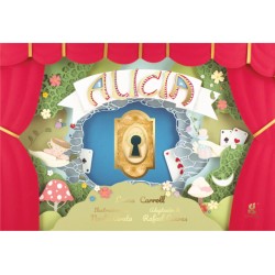 Libro. ALICIA. LIBRO TUNEL POP UP. Lewis Carroll. Gerbera.