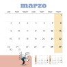 Calendario. MAFALDA 2026. PARED. FAMILIA.