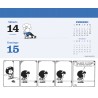 Calendario. MAFALDA 2026. ESCRITORIO. ROJO.