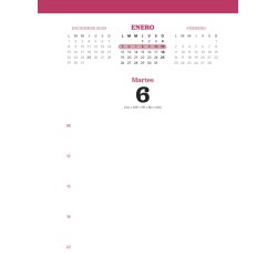 Agenda. MAFALDA 2026. DIA POR PAGINA