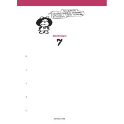 Agenda. MAFALDA 2026. DIA POR PAGINA