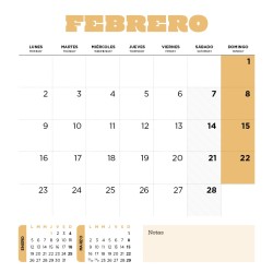 Calendario. QUINO 2026. PARED.
