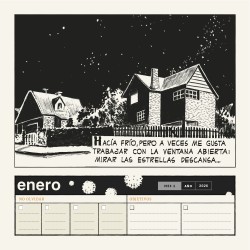 Calendario. ETERNAUTA 2026. PARED.