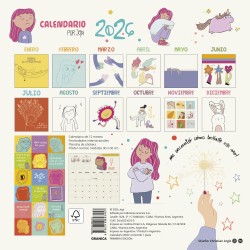 Calendario. JOPI 2026. PARED.