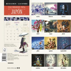 Calendario. BENJAMIN LACOMBE. 2026. PARED.