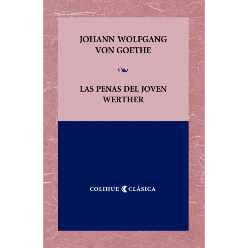 Libro. Las Penas del joven Werther