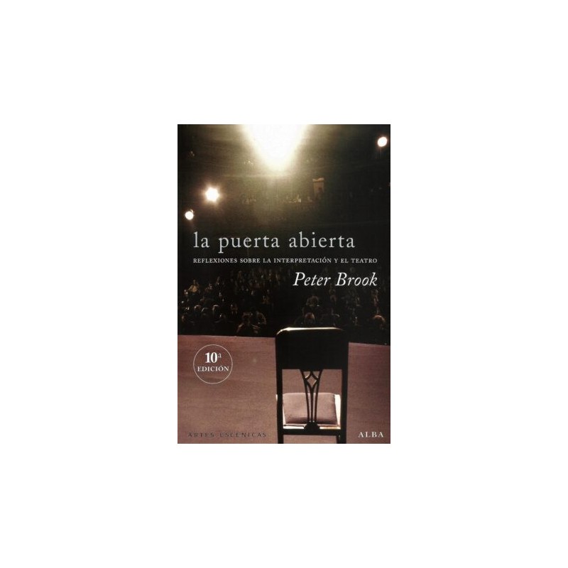 Libro. LA PUERTA ABIERTA. PETER BROOK