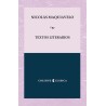 Libro. Textos literarios. NICOLAS MAQUIAVELO