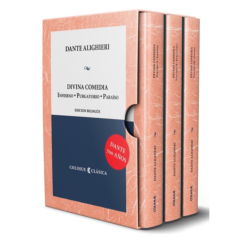 Libro.  Divina Comedia (pack, 3 tomos). Dante Alighieri. COLIHUE.