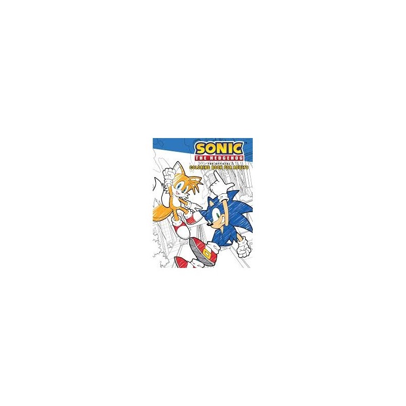 Libro de colorear. SONIC THE HEDGEHOG