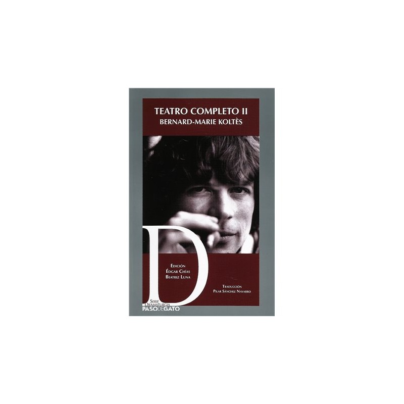 Libro. TEATRO COMPLETO II - BERNARD-MARIE KOLTÉS