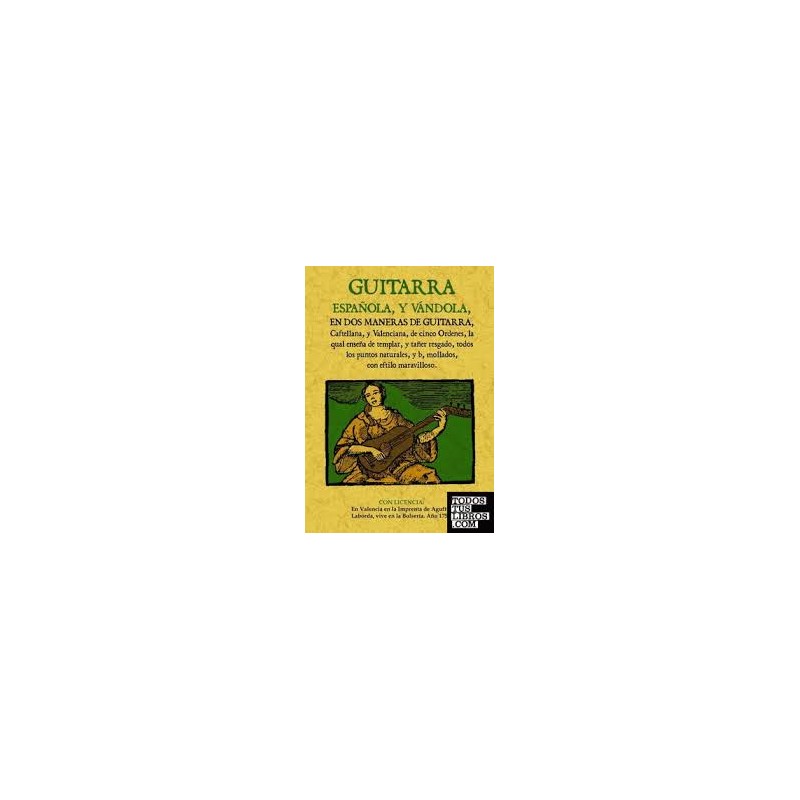 Libro. GUITARRA ESPAÑOLA Y VANDOLA