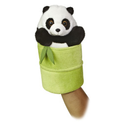 Títere. PANDA EN TRONCO