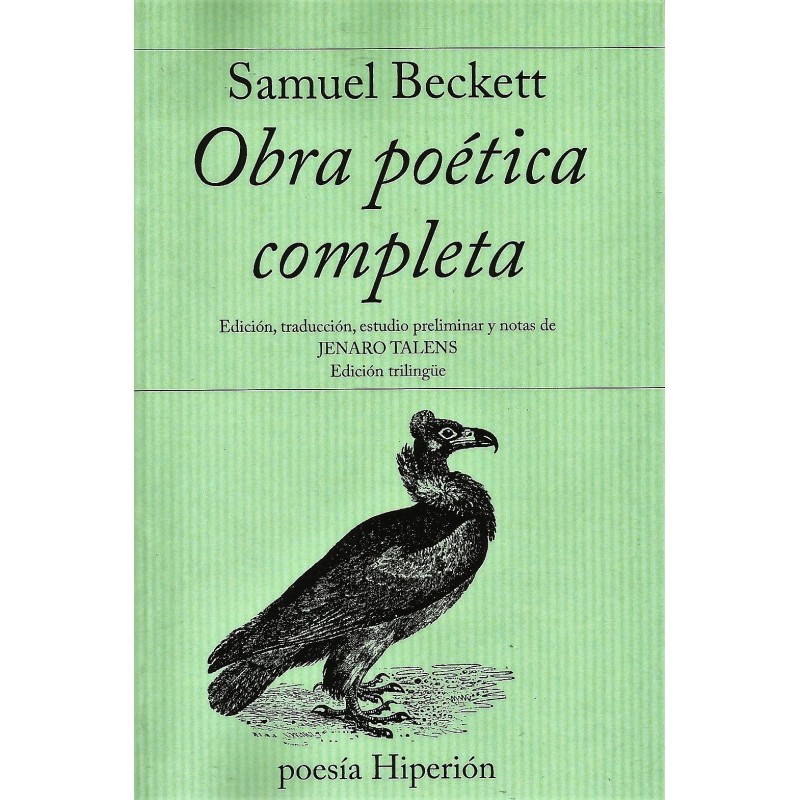 Libro. OBRA POÉTICA COMPLETA. SAMUEL BECKETT