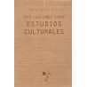 Libro. Diez lecciones sobre estudios culturales. Maria Elisa Cevasco