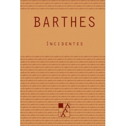Libro. Incidentes. Roland Barthes