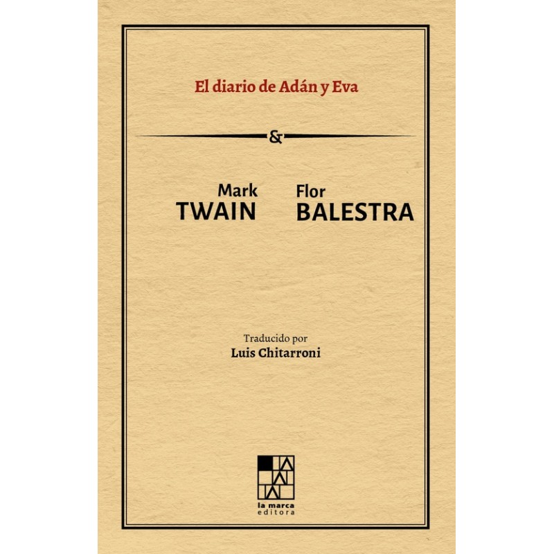 Libro. El diario de Adán y Eva. Mark Twain