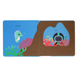 Libro de texturas. Touch Think Learn: Underwater