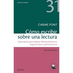 Libro. COMO ESCRIBIR SOBRE UNA LECTURA