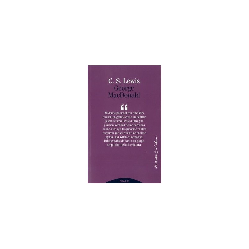 Libro. GEORGE MACDONALD. CS LEWIS