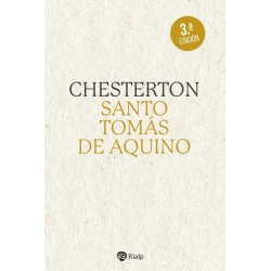 Libro. SANTO TOMAS DE AQUINO. CHESTERTON